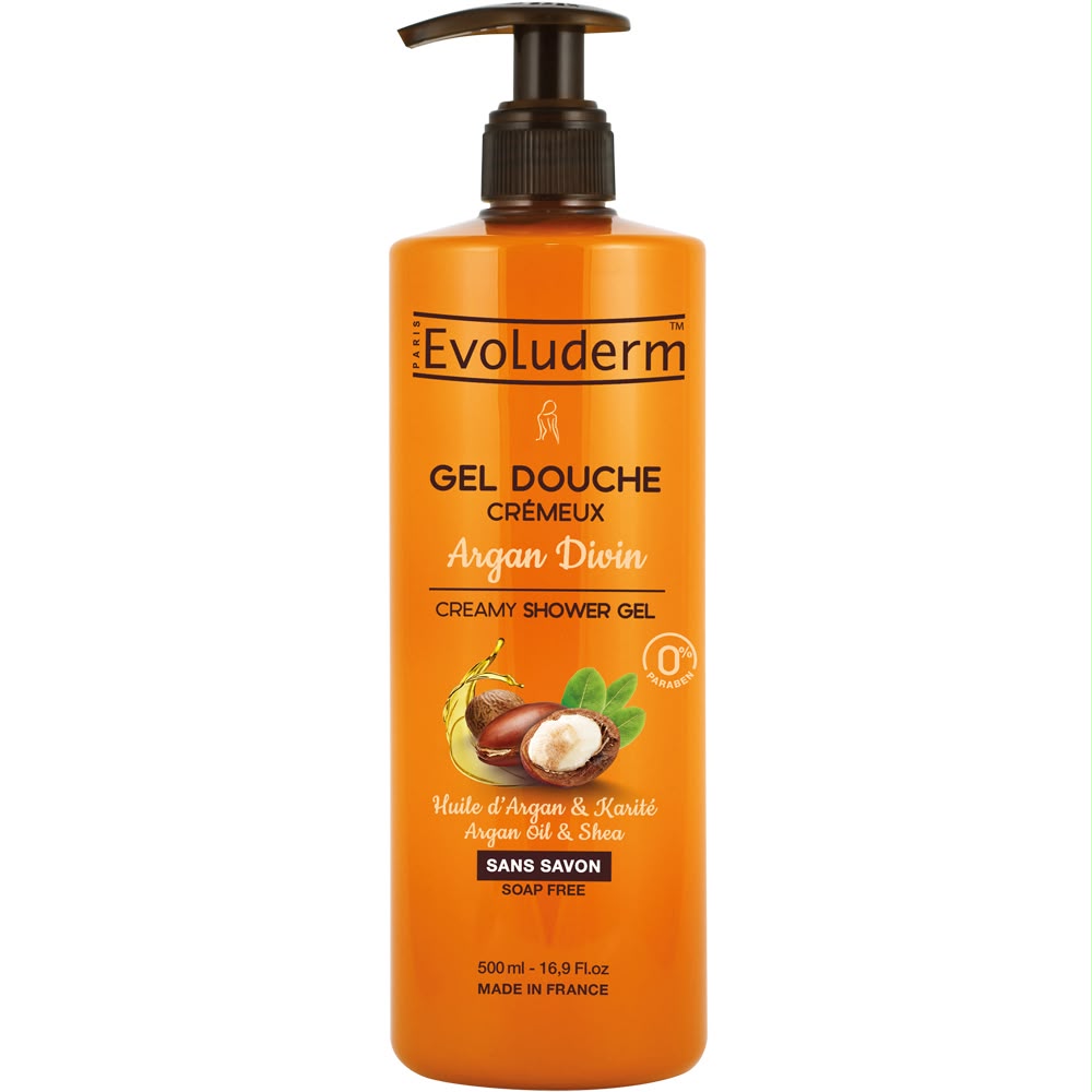 EVOLUDERM Gel Douche Argan Divin 500 ml